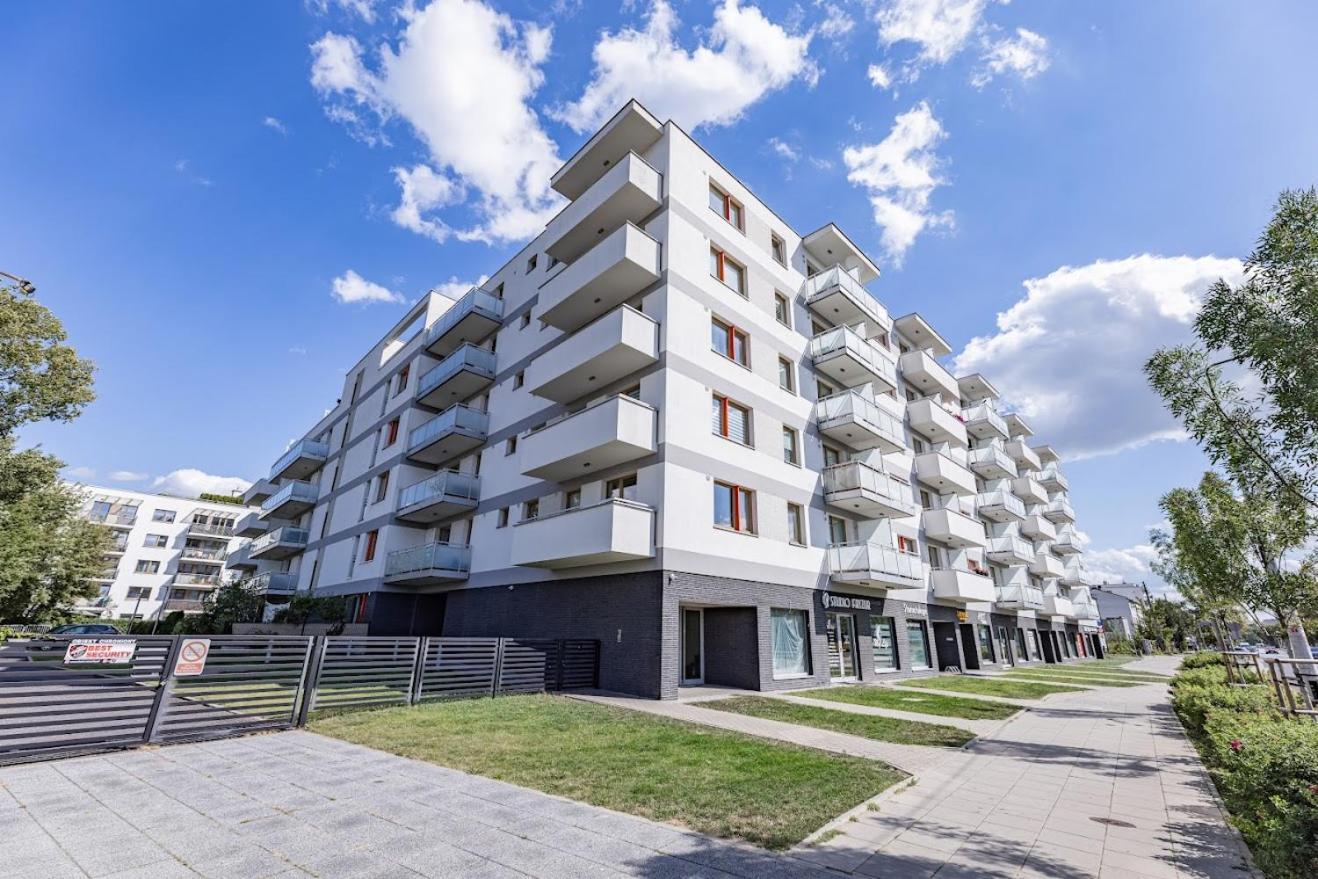 Fajny Apartament Z Parkingiem, Obok Metra. Warsaw Exterior photo